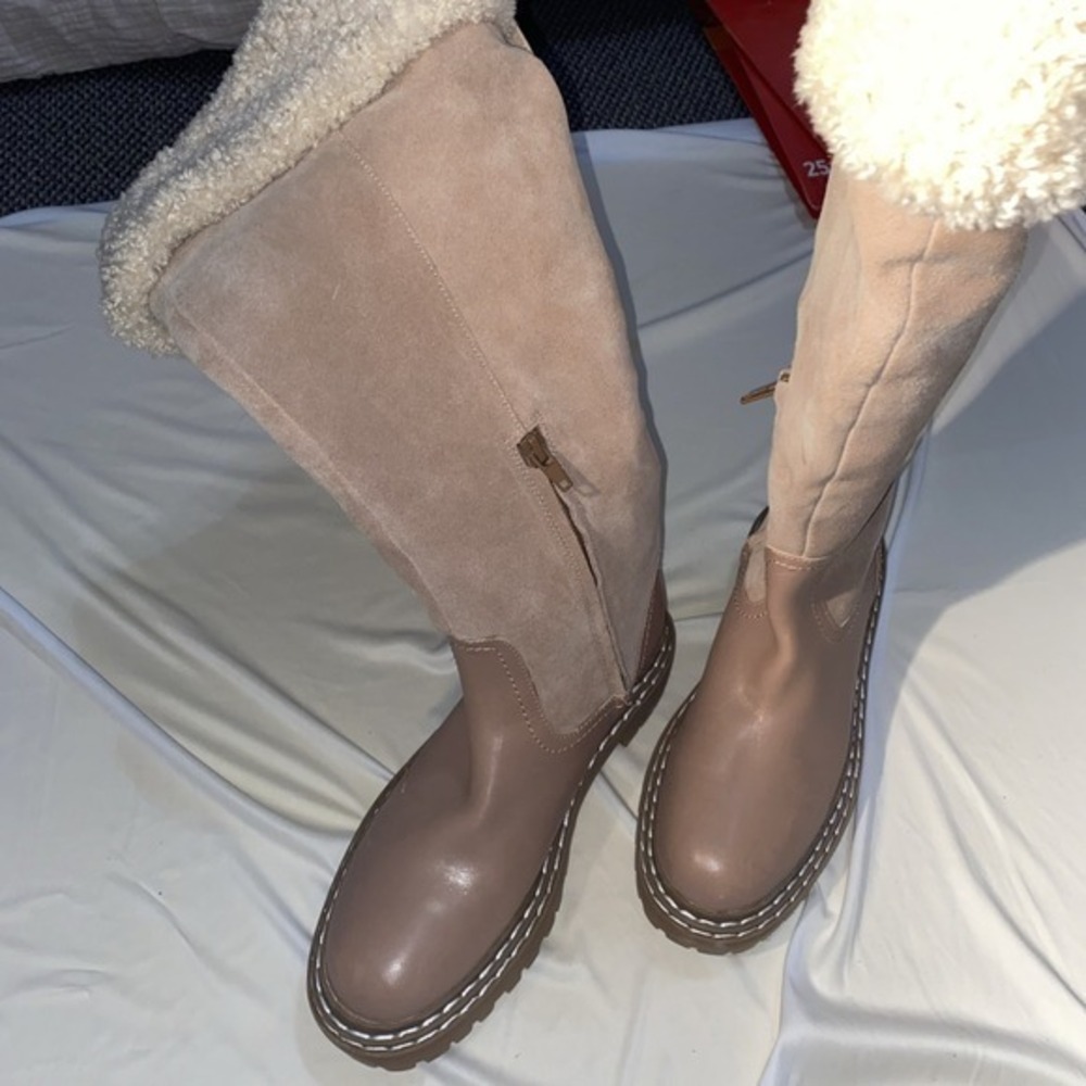 Splendid Antonia Tall Riding Boots Women's Size‎ 7 Tan              3692